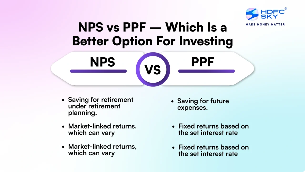 NPS vs PPF: Which Is Better for Retirement Planning